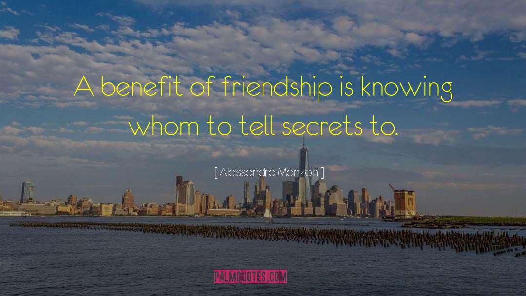 Inspirational Friendship Qoutes quotes by Alessandro Manzoni