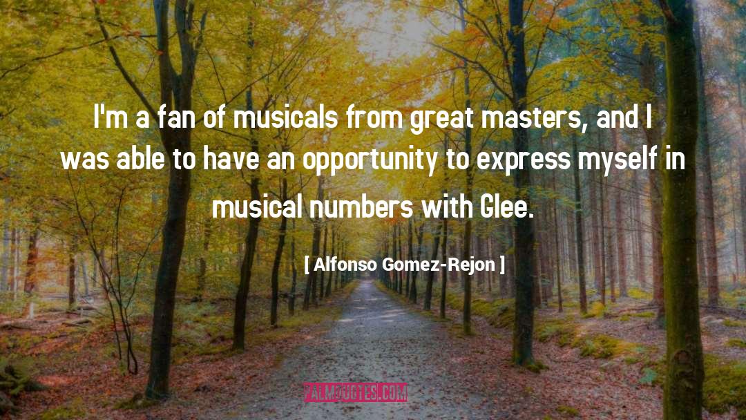 Inspirational Glee Cast quotes by Alfonso Gomez-Rejon