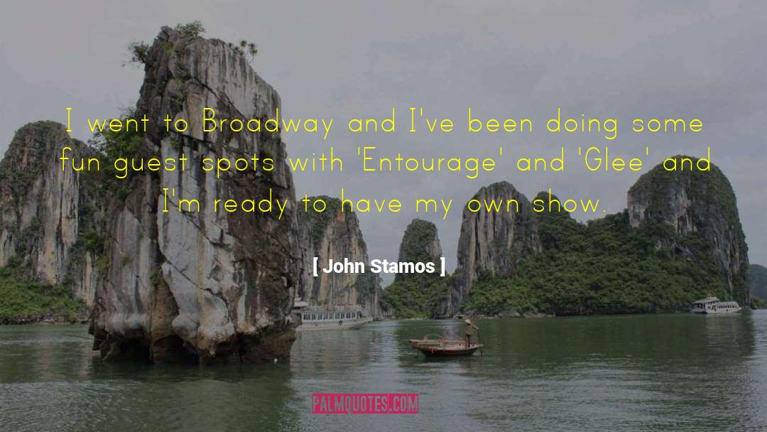 Inspirational Glee Cast quotes by John Stamos