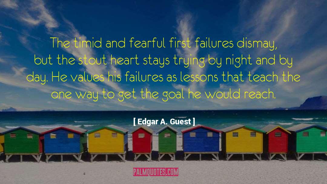 Inspirational Goal Setting quotes by Edgar A. Guest
