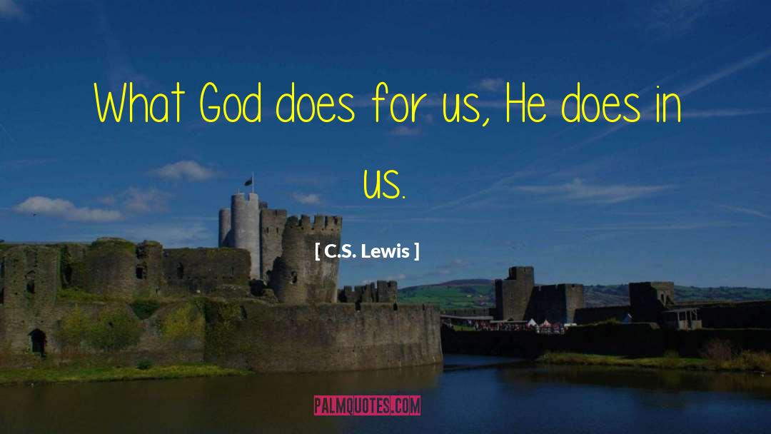 Inspirational God quotes by C.S. Lewis