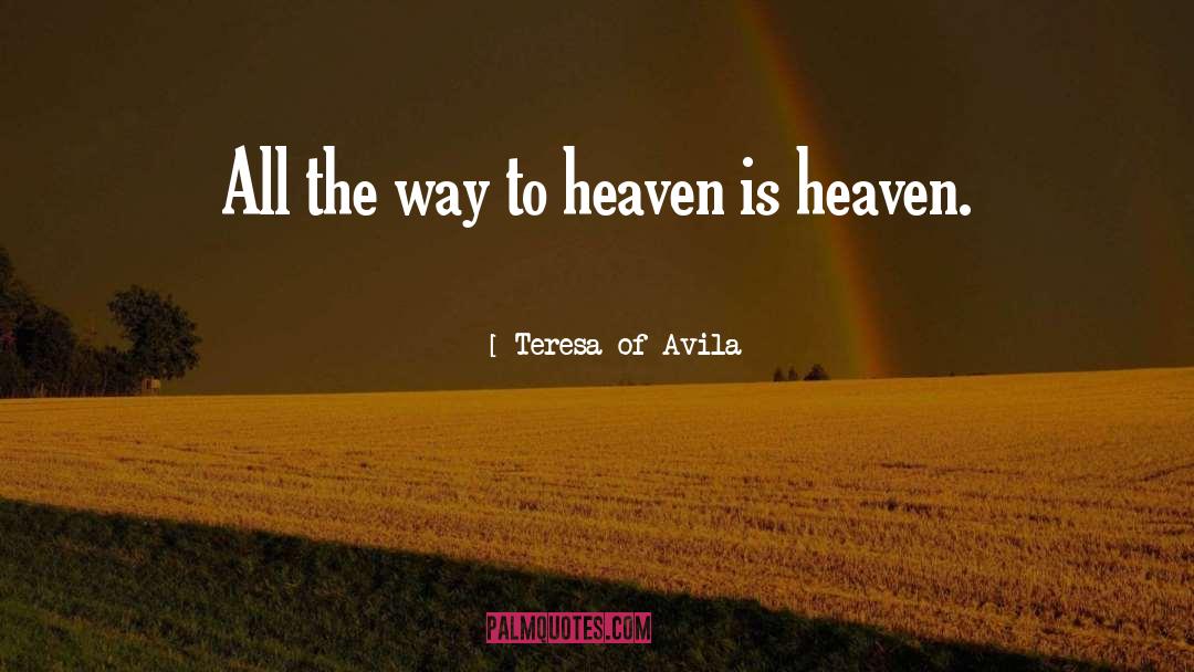 Inspirational Godfather quotes by Teresa Of Avila