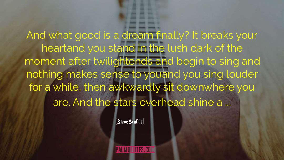 Inspirational Good Night quotes by Steve Scafidi