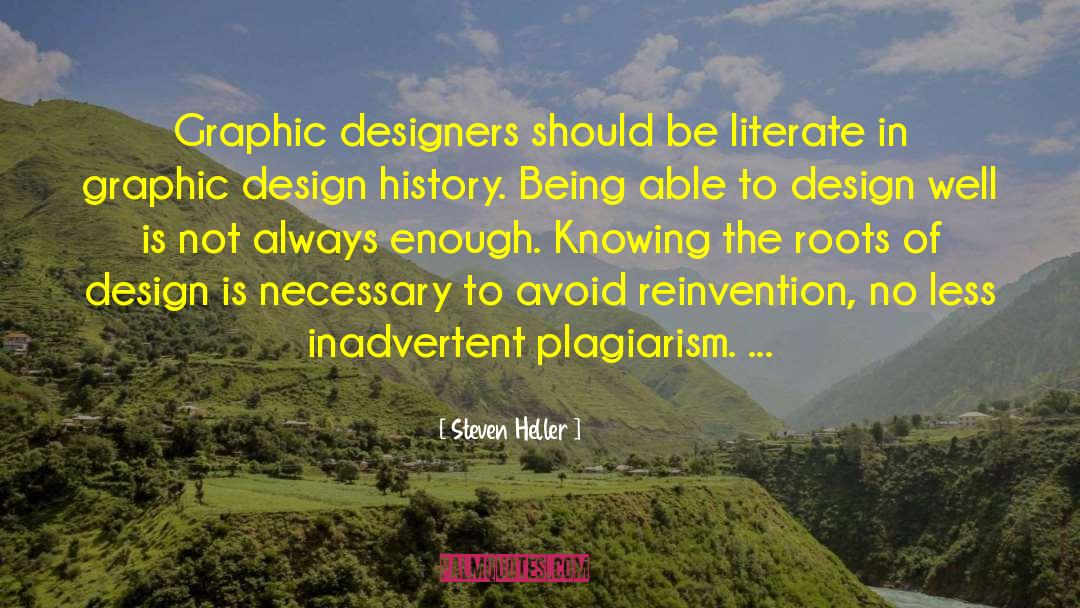 Inspirational Graphic Design quotes by Steven Heller