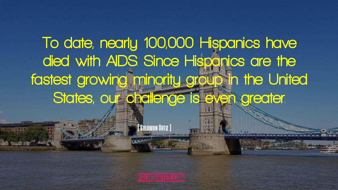 Inspirational Hiv Aids Prevention quotes by Solomon Ortiz