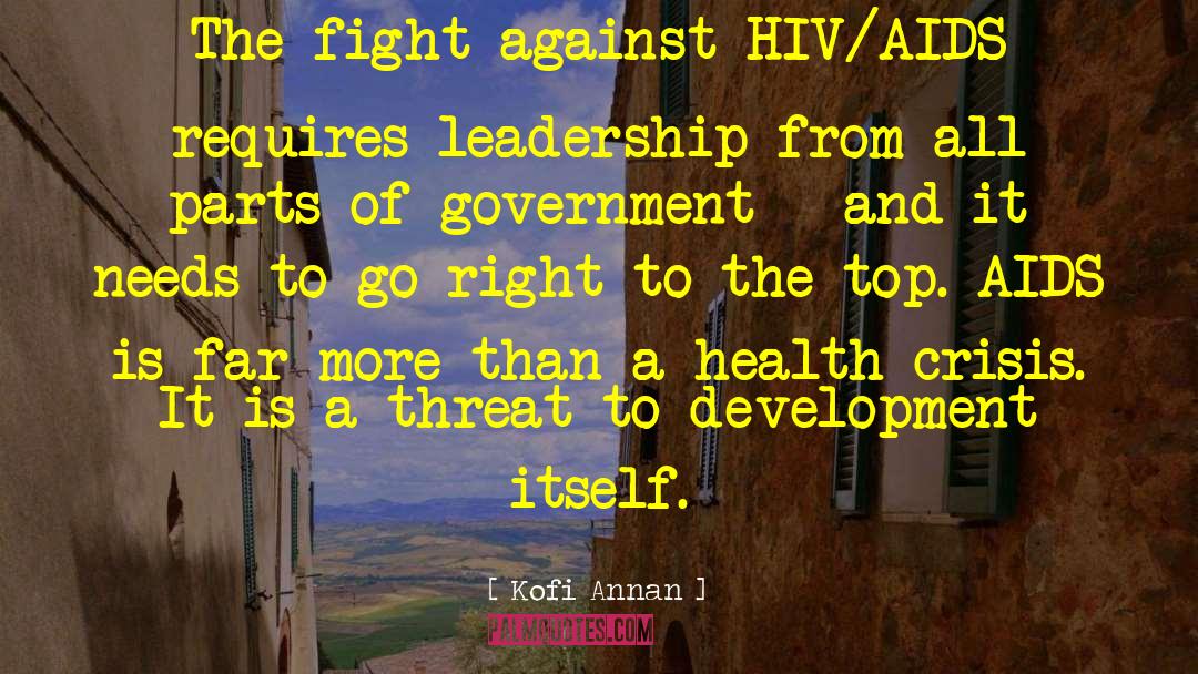Inspirational Hiv Aids Prevention quotes by Kofi Annan