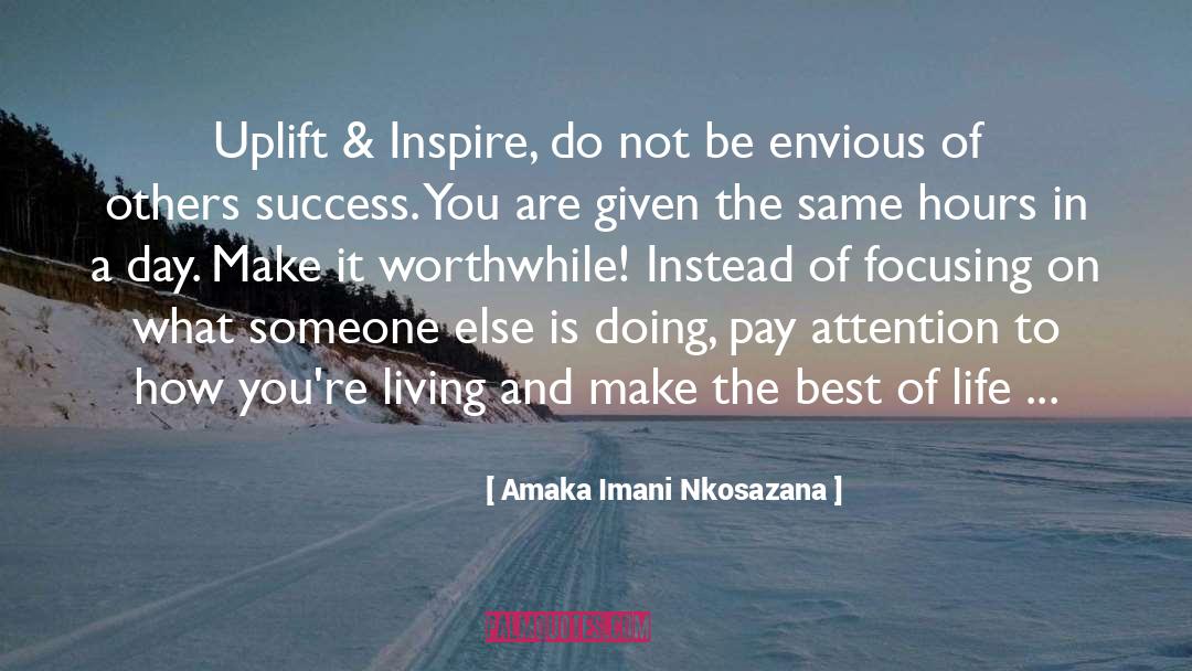 Inspirational Hospitality quotes by Amaka Imani Nkosazana