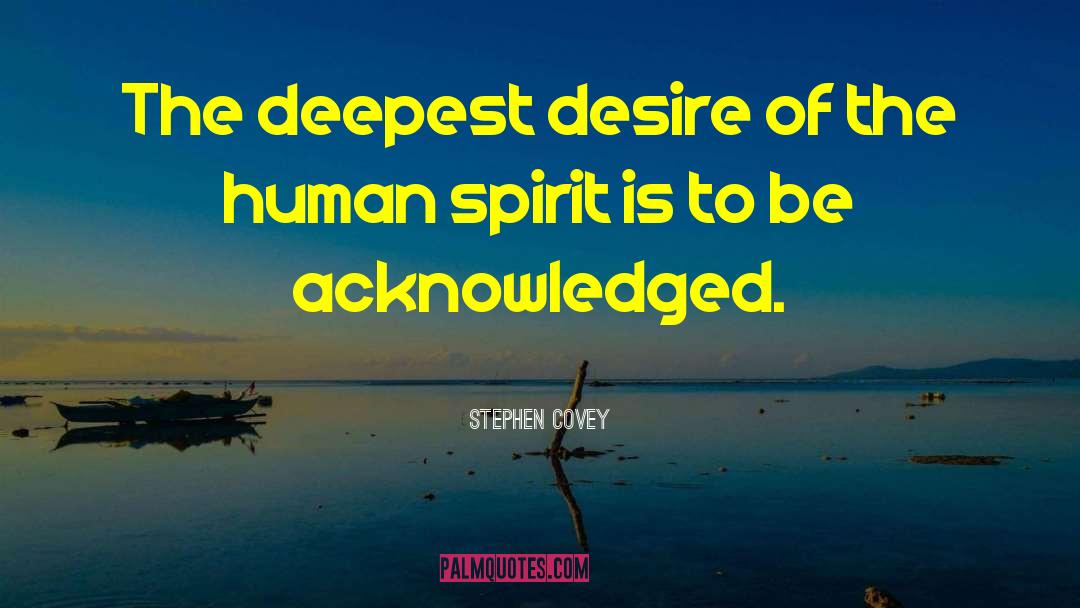 Inspirational Human Spirit quotes by Stephen Covey