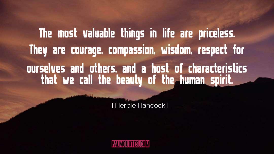 Inspirational Human Spirit quotes by Herbie Hancock