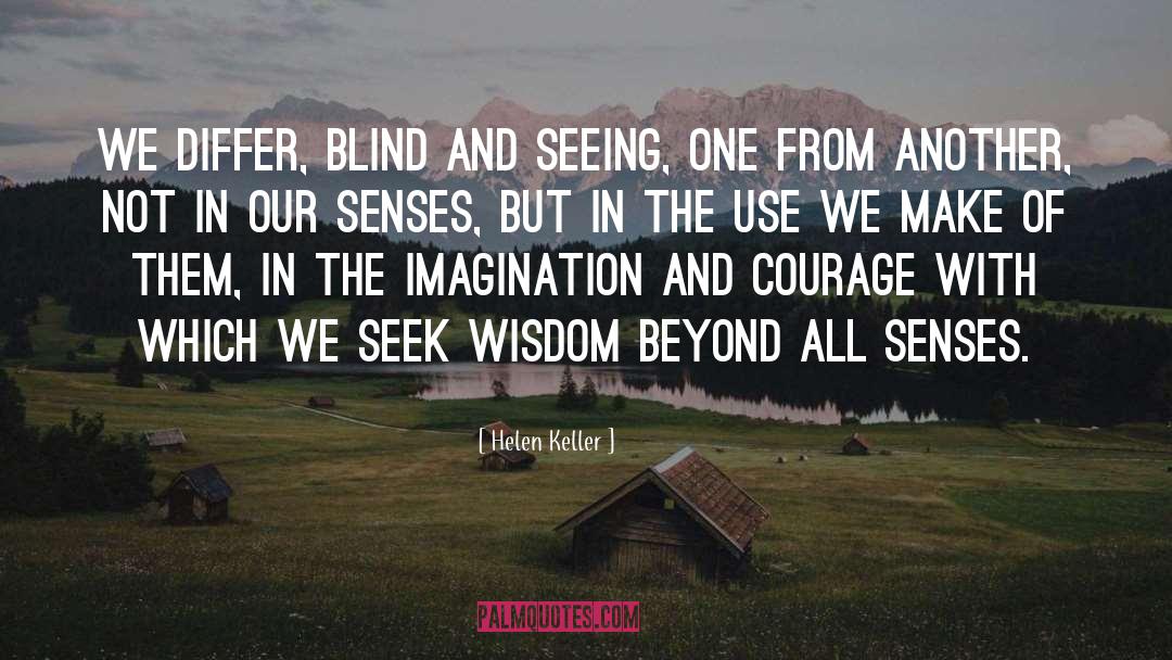 Inspirational Imagination quotes by Helen Keller