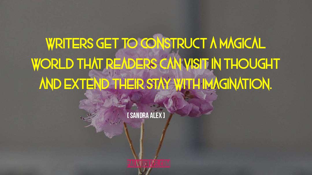 Inspirational Imagination quotes by Sandra Alex