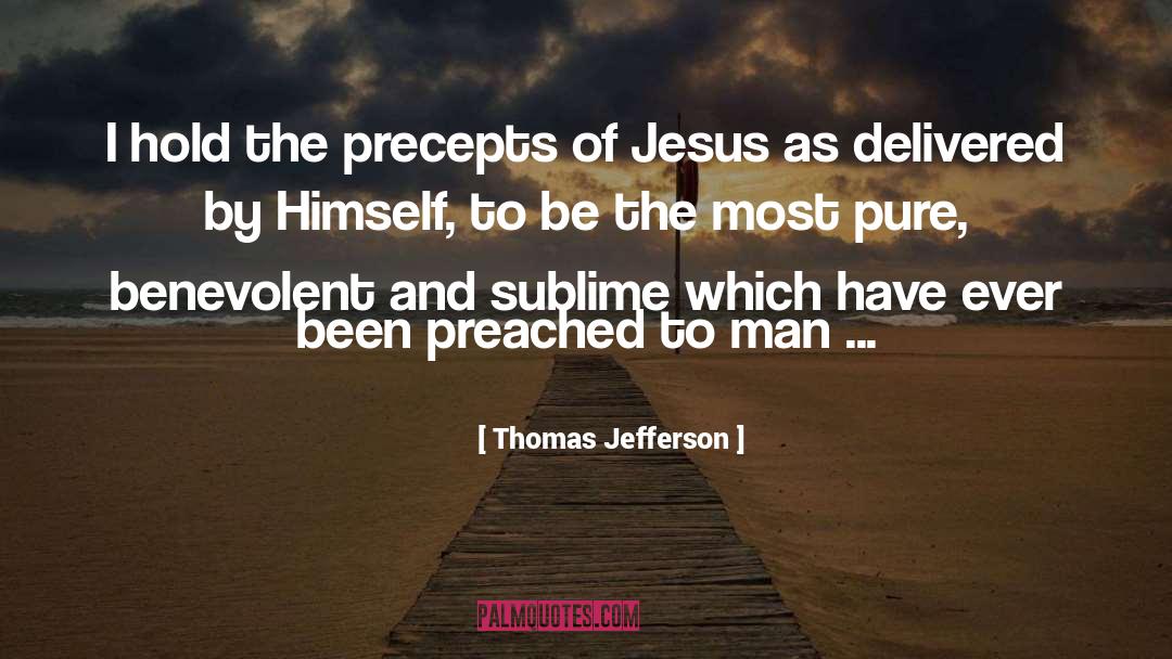 Inspirational Jesus quotes by Thomas Jefferson