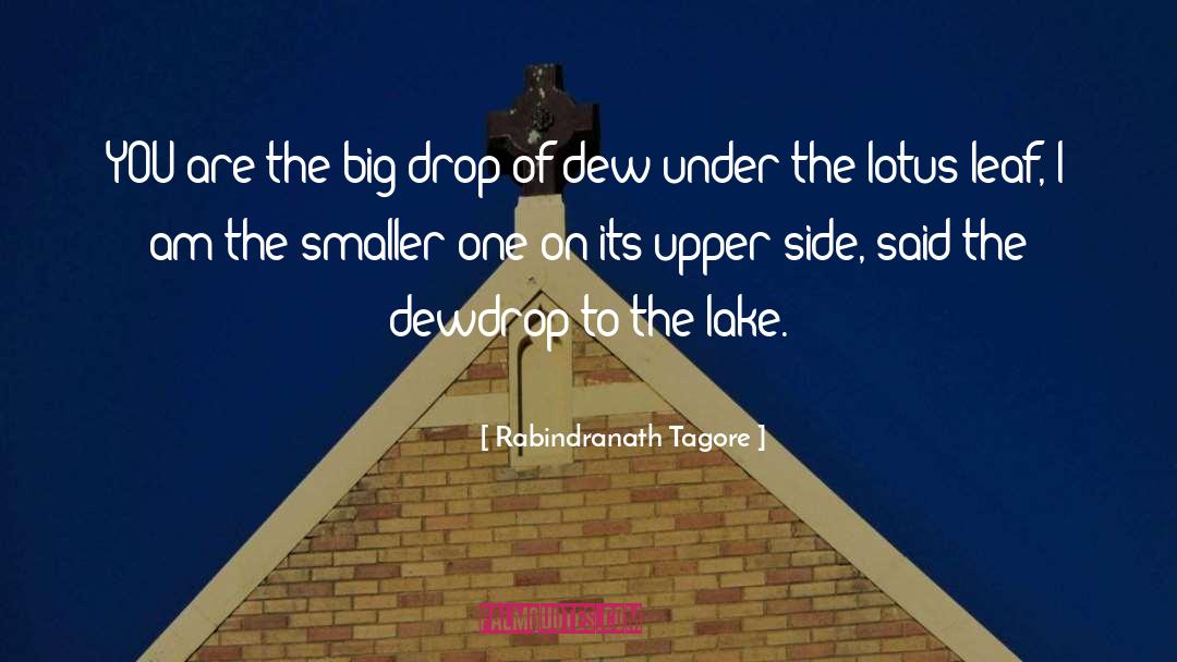 Inspirational Lake quotes by Rabindranath Tagore