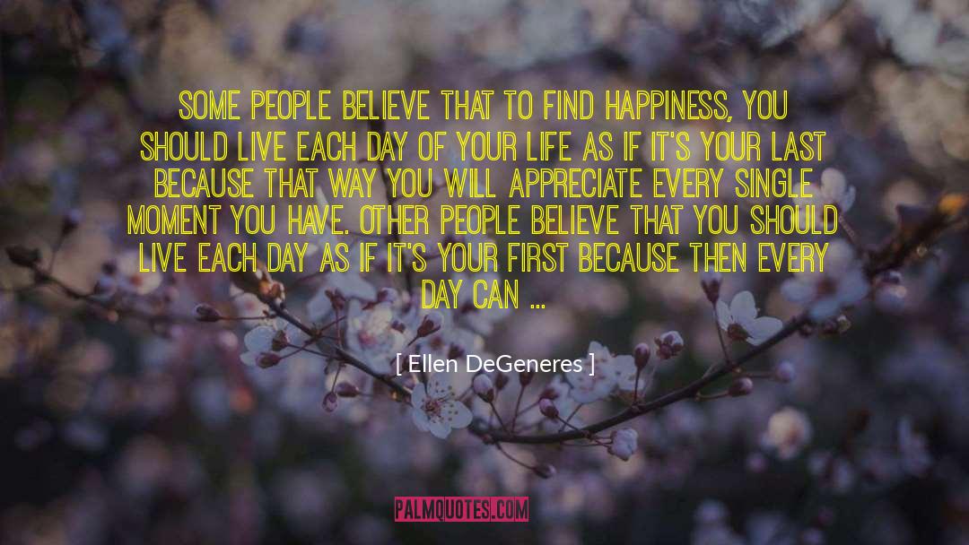 Inspirational Life And Living quotes by Ellen DeGeneres