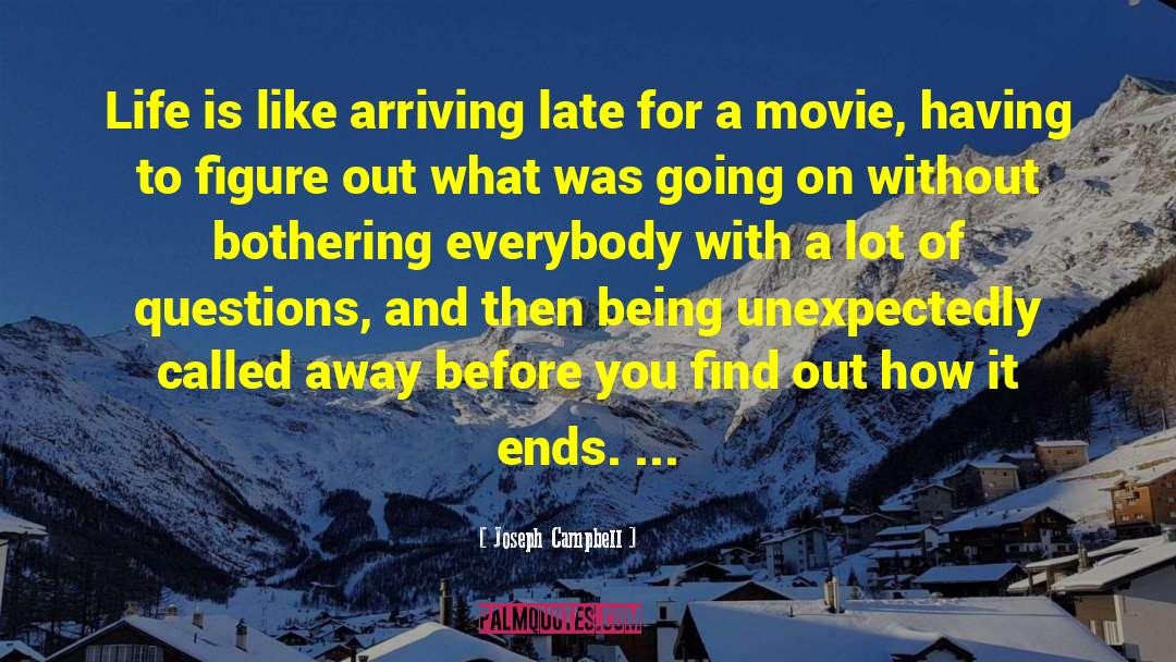 Inspirational Life Movie Film quotes by Joseph Campbell