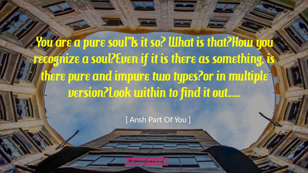 Inspirational Meditation quotes by Ansh Part Of You