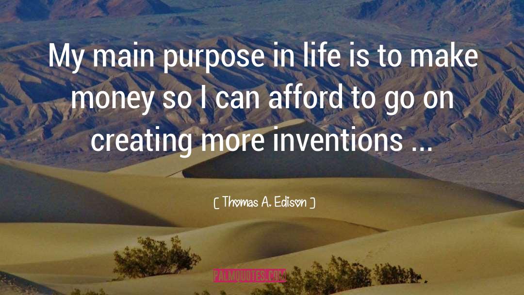 Inspirational Money Making quotes by Thomas A. Edison