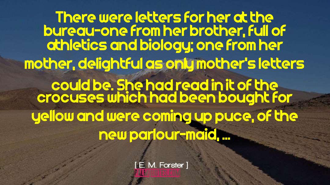 Inspirational Mothers quotes by E. M. Forster