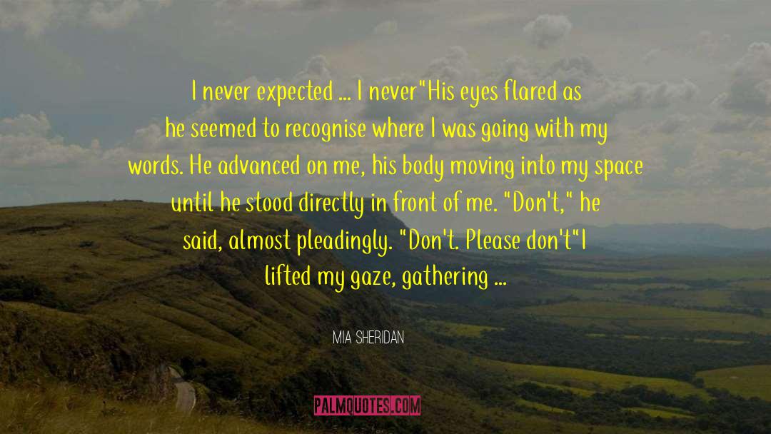 Inspirational Moving On quotes by Mia Sheridan