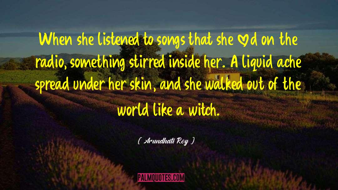 Inspirational Music quotes by Arundhati Roy