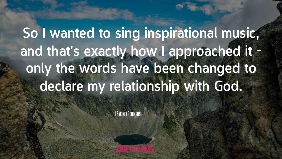 Inspirational Music quotes by Smokey Robinson