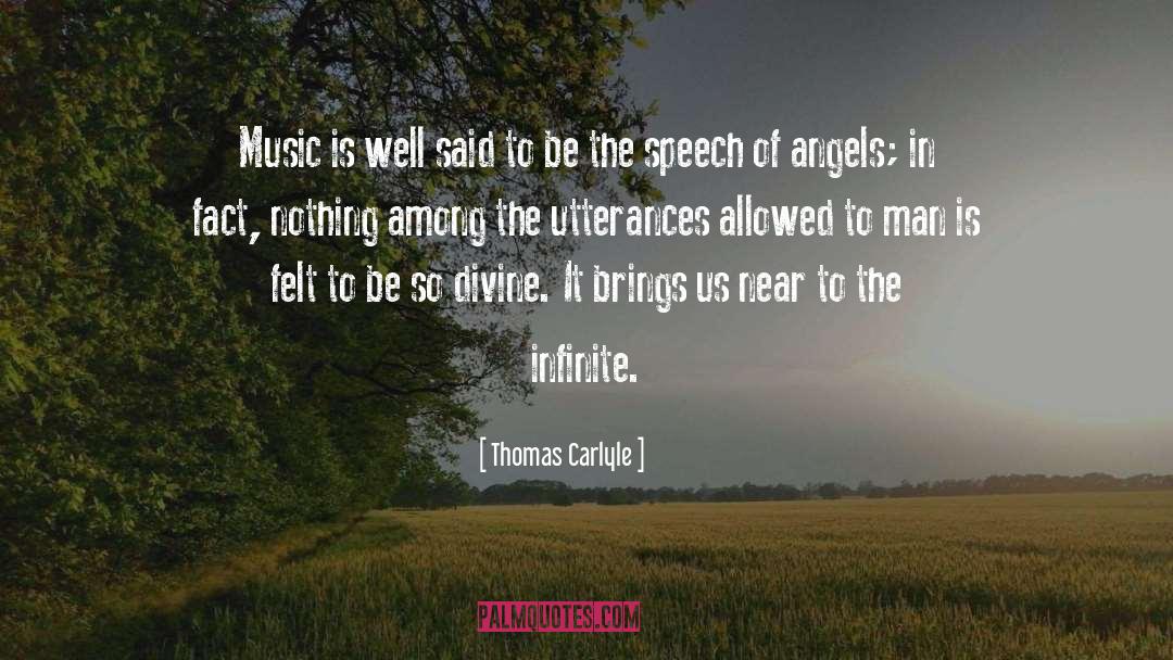 Inspirational Music quotes by Thomas Carlyle