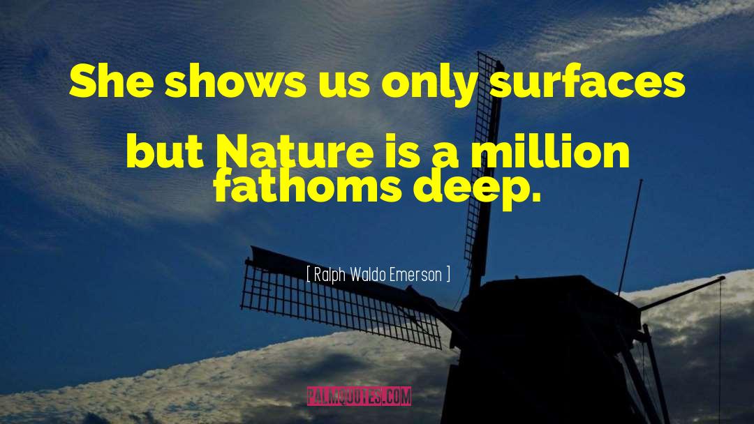 Inspirational Nature quotes by Ralph Waldo Emerson