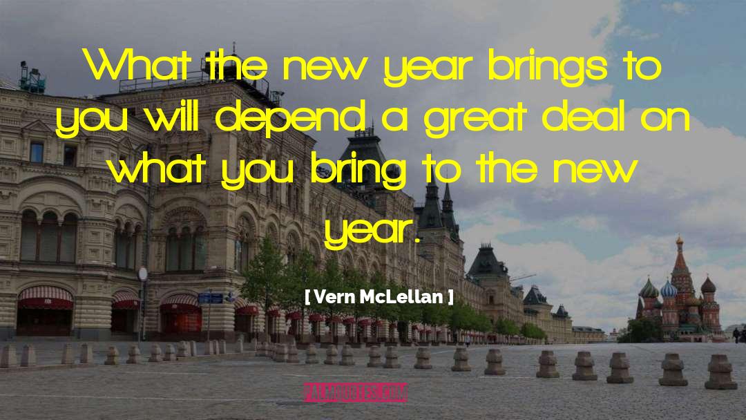 Inspirational New Year quotes by Vern McLellan