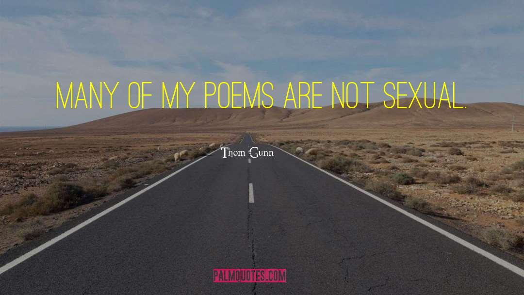 Inspirational Poems Stories And quotes by Thom Gunn