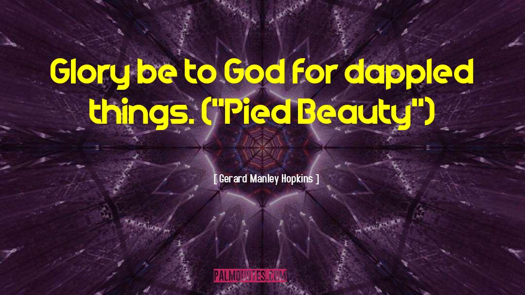 Inspirational Poetry quotes by Gerard Manley Hopkins