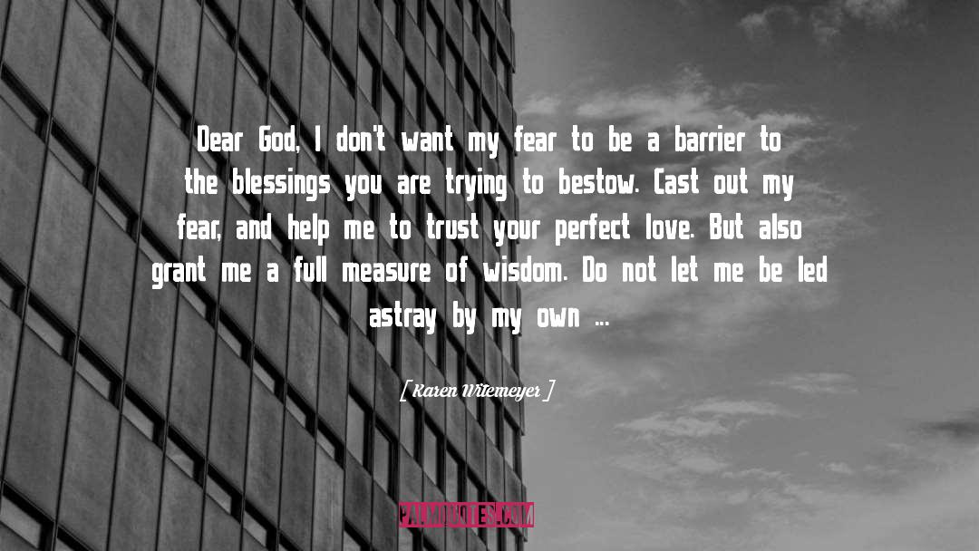 Inspirational Prayer quotes by Karen Witemeyer