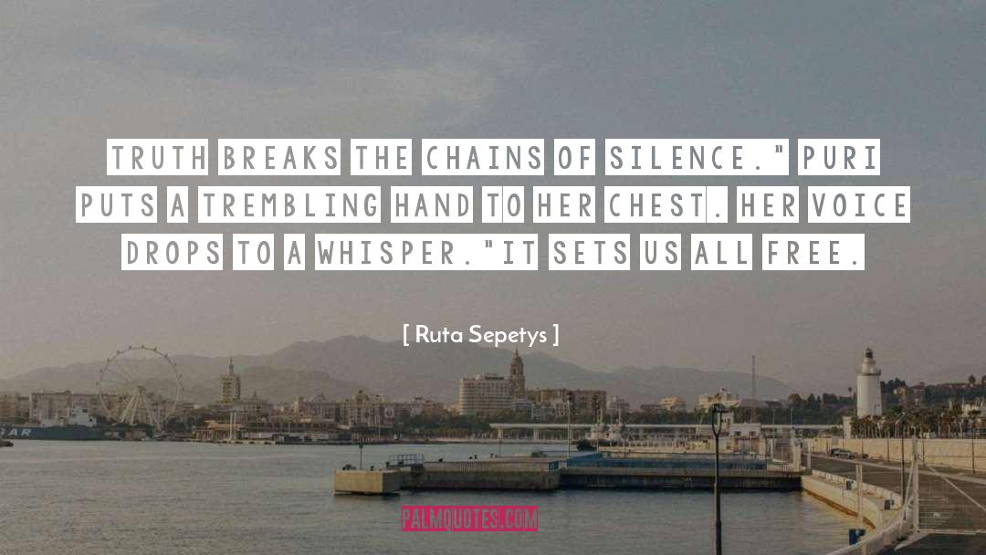 Inspirational Relationship quotes by Ruta Sepetys