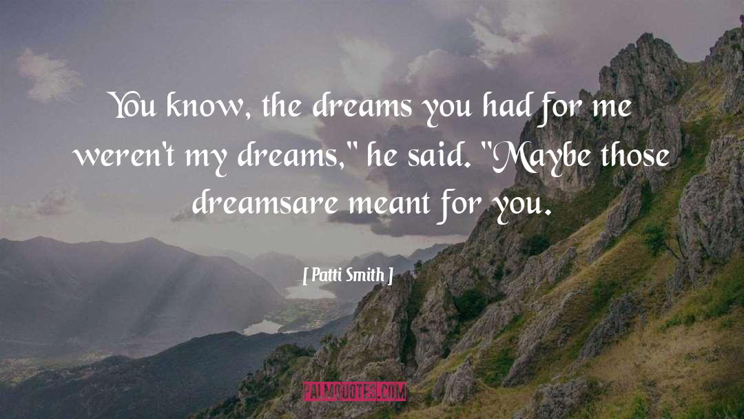 Inspirational Relationships quotes by Patti Smith