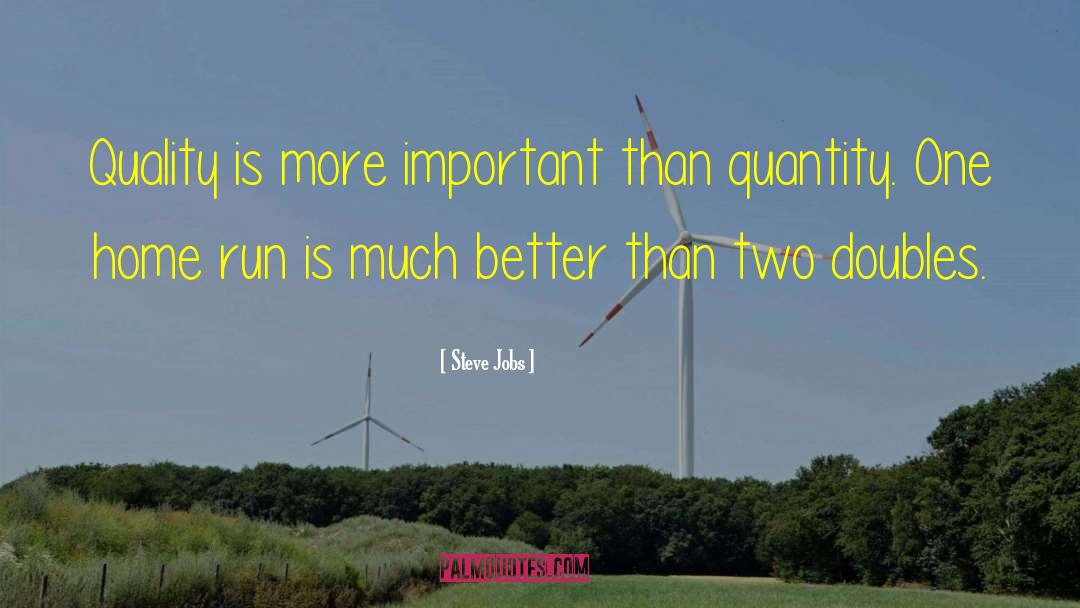 Inspirational Running quotes by Steve Jobs