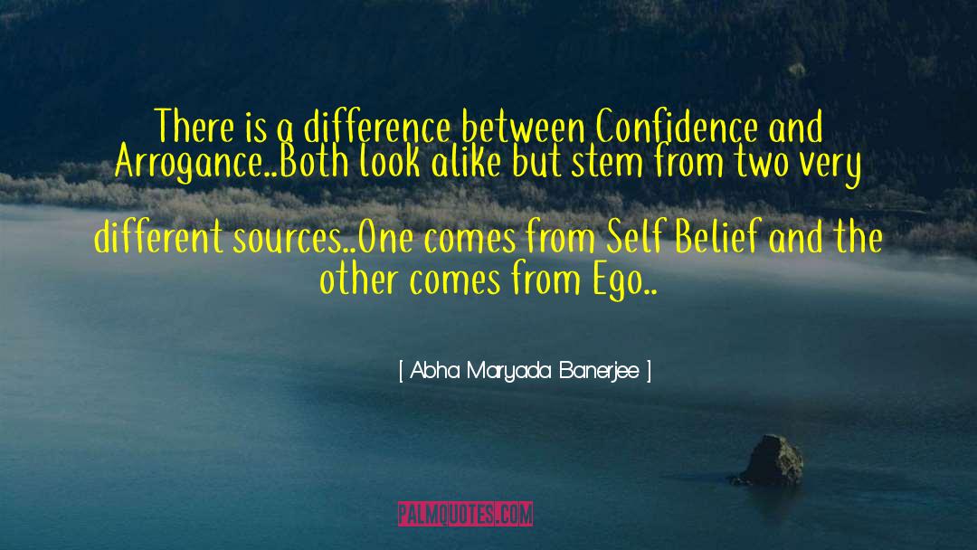 Inspirational Self Confidence quotes by Abha Maryada Banerjee