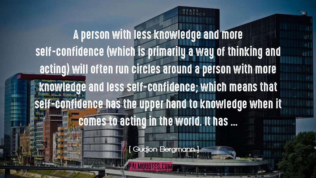 Inspirational Self Confidence quotes by Gudjon Bergmann
