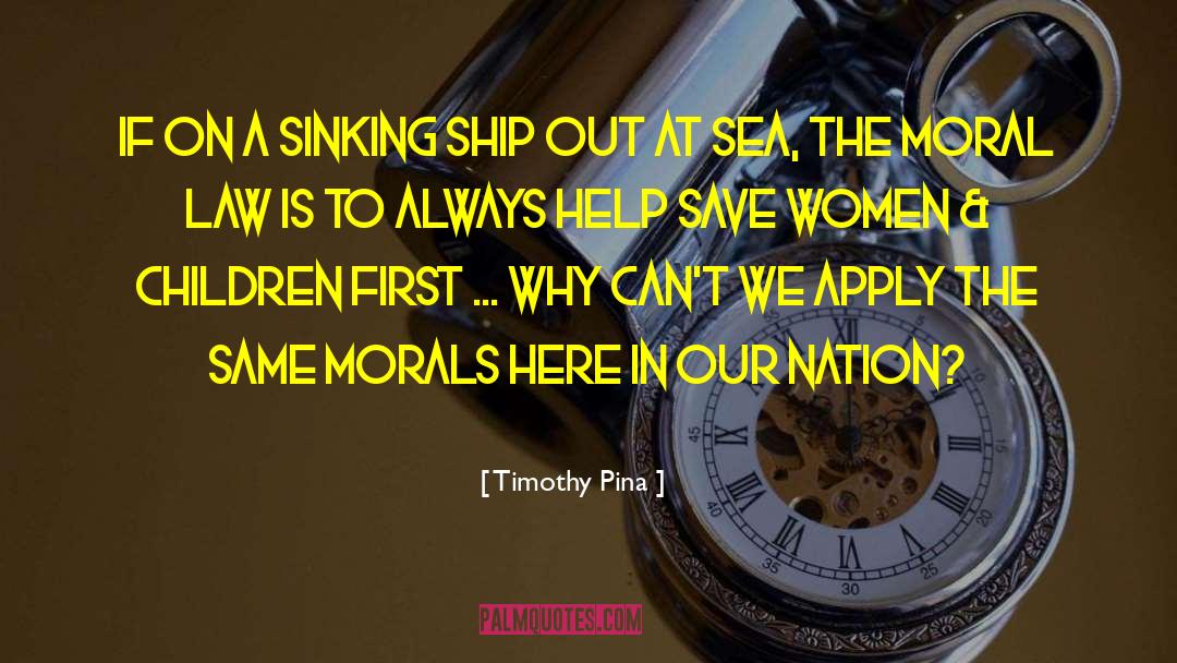 Inspirational Ship Storms quotes by Timothy Pina