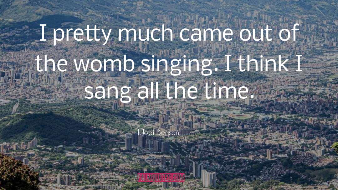 Inspirational Singing quotes by Jodi Benson