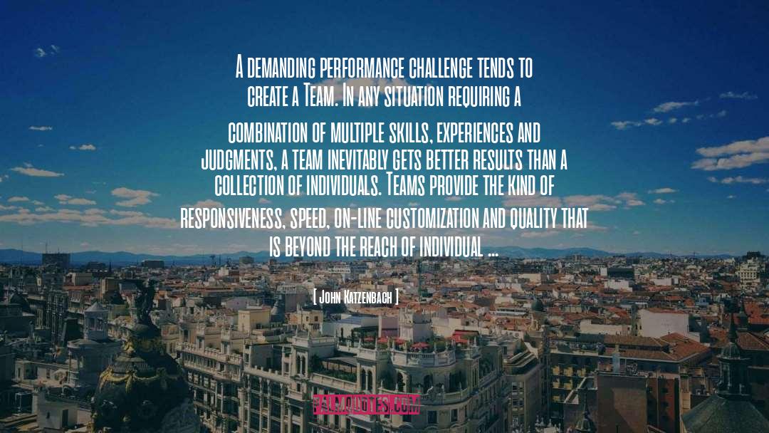 Inspirational Teamwork quotes by John Katzenbach