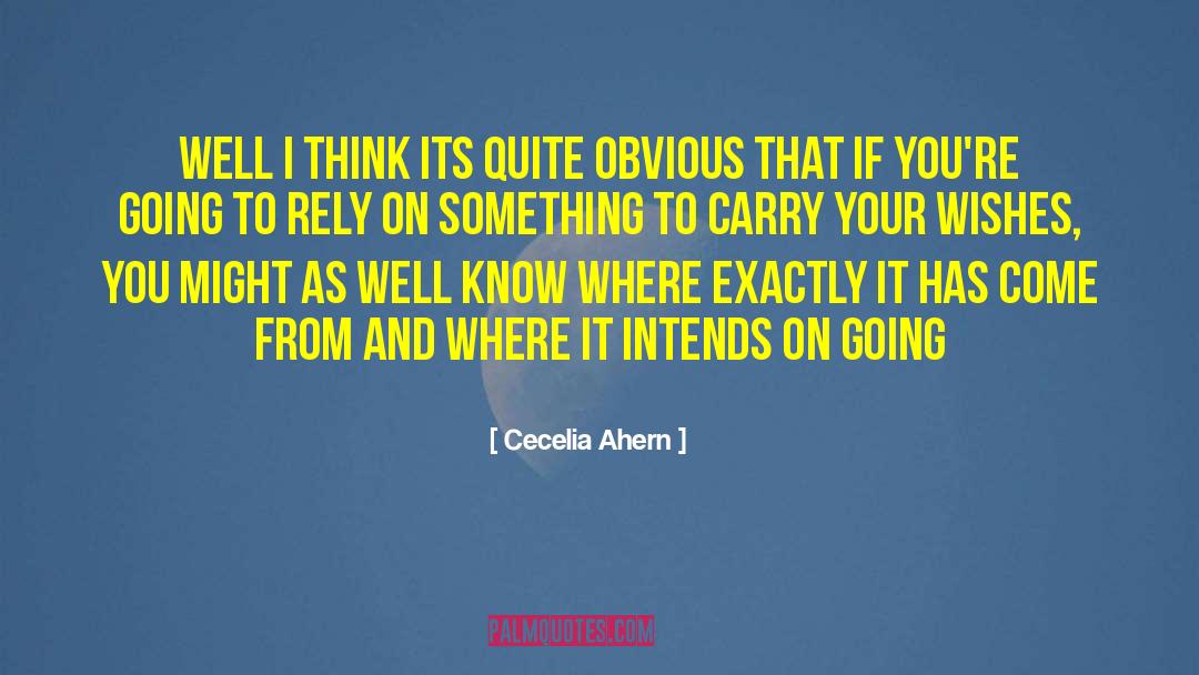 Inspirational Throwing quotes by Cecelia Ahern