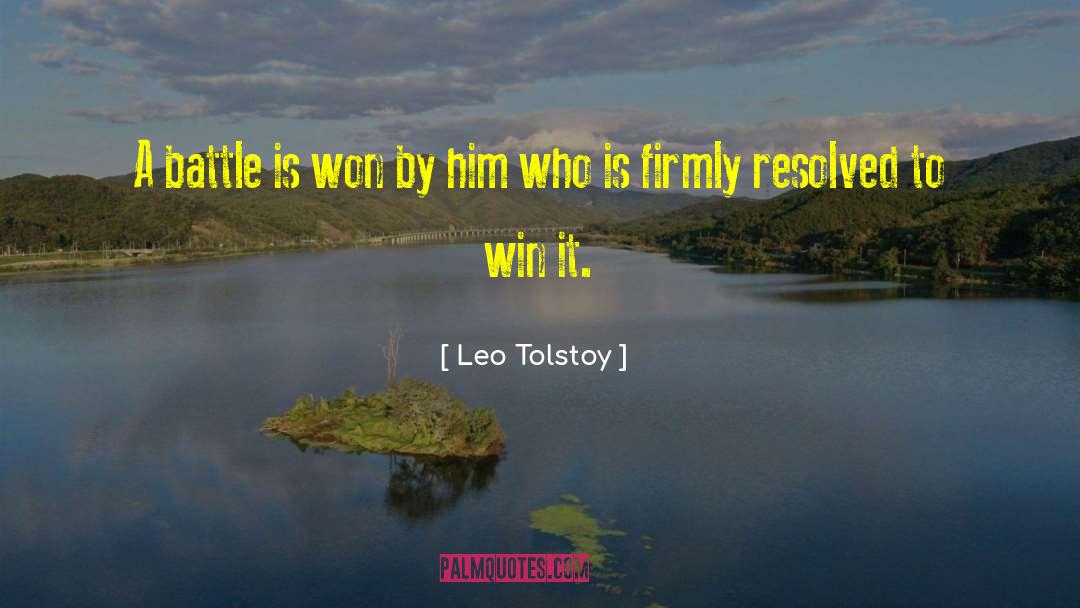 Inspirational Winning quotes by Leo Tolstoy