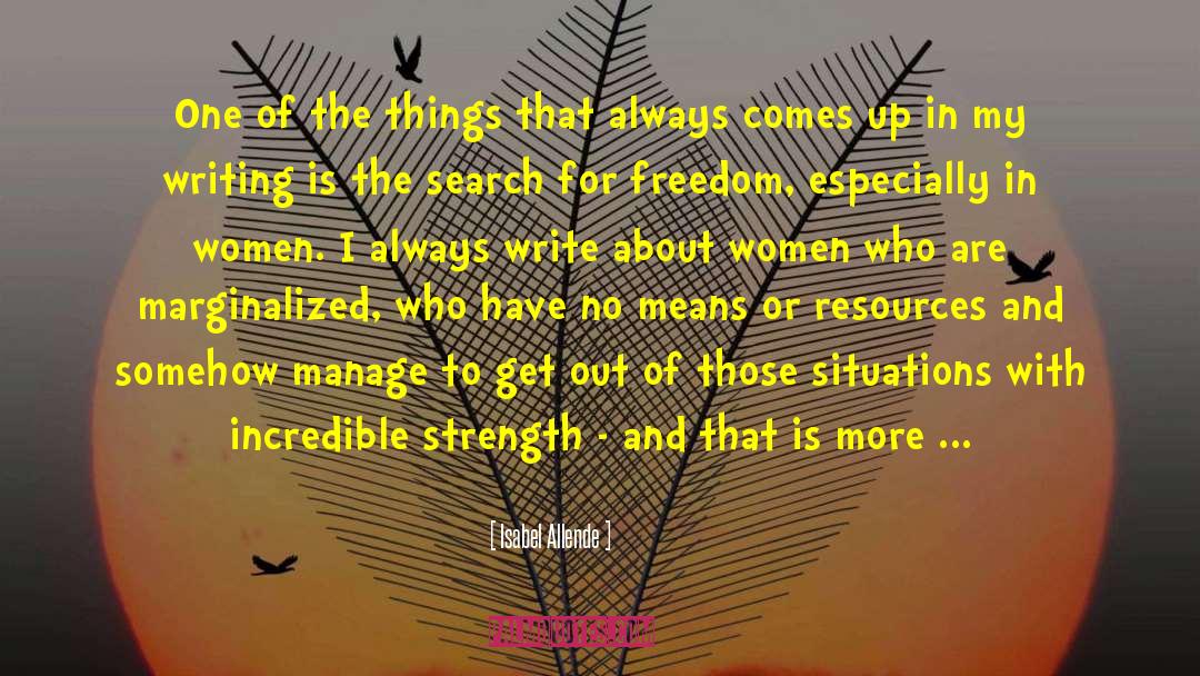 Inspirational Writing For Women quotes by Isabel Allende