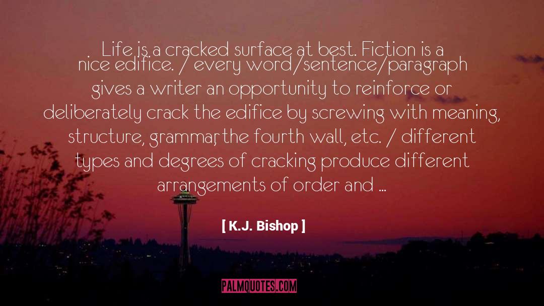 Inspirational Writing quotes by K.J. Bishop