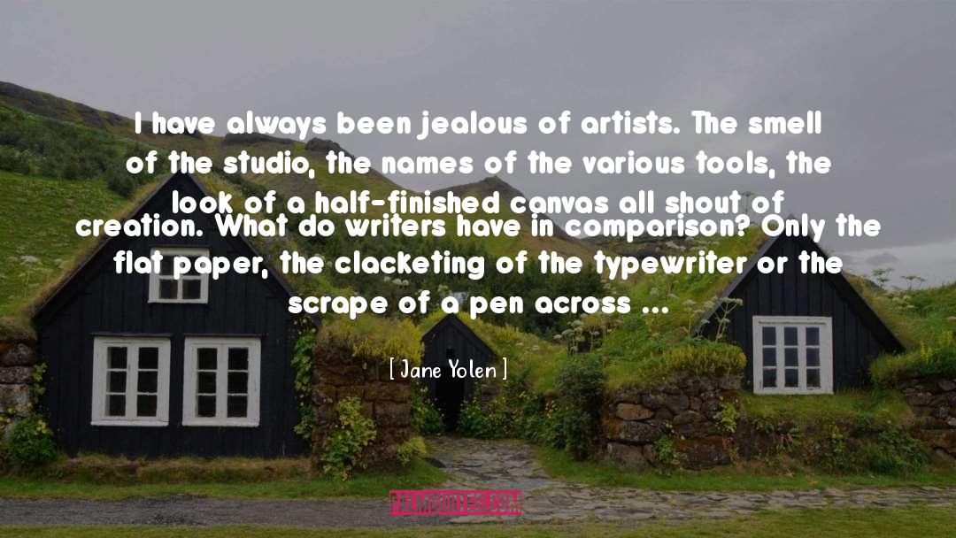 Inspirational Writing quotes by Jane Yolen