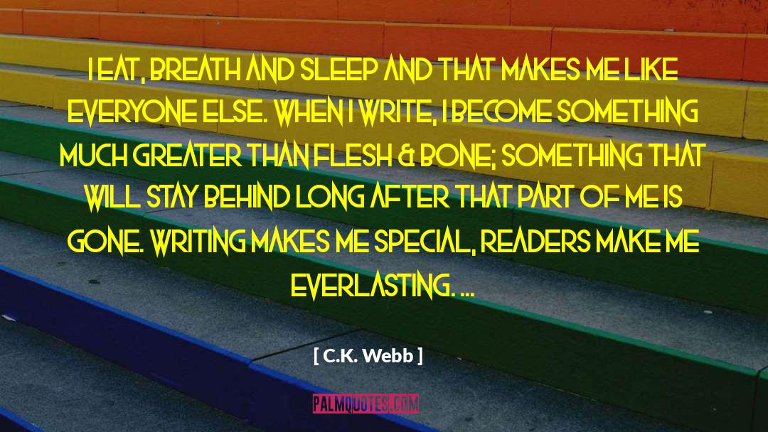 Inspirational Writing quotes by C.K. Webb