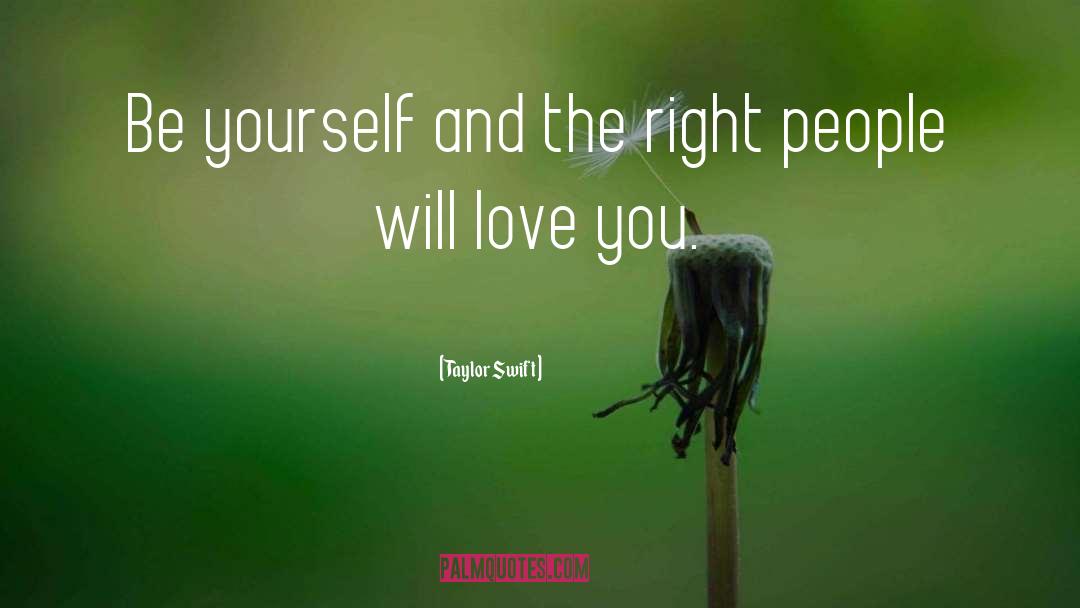 Inspirations Being Yourself quotes by Taylor Swift