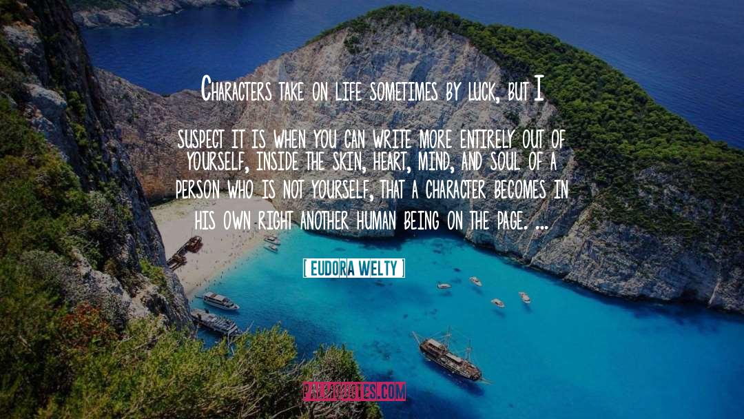 Inspirations Being Yourself quotes by Eudora Welty