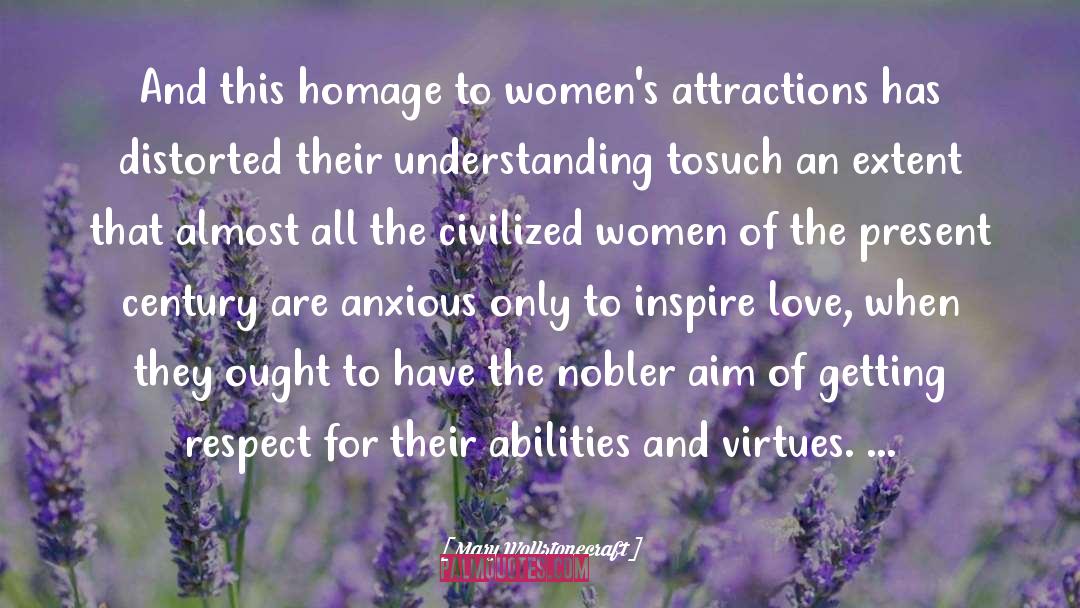 Inspire Love quotes by Mary Wollstonecraft