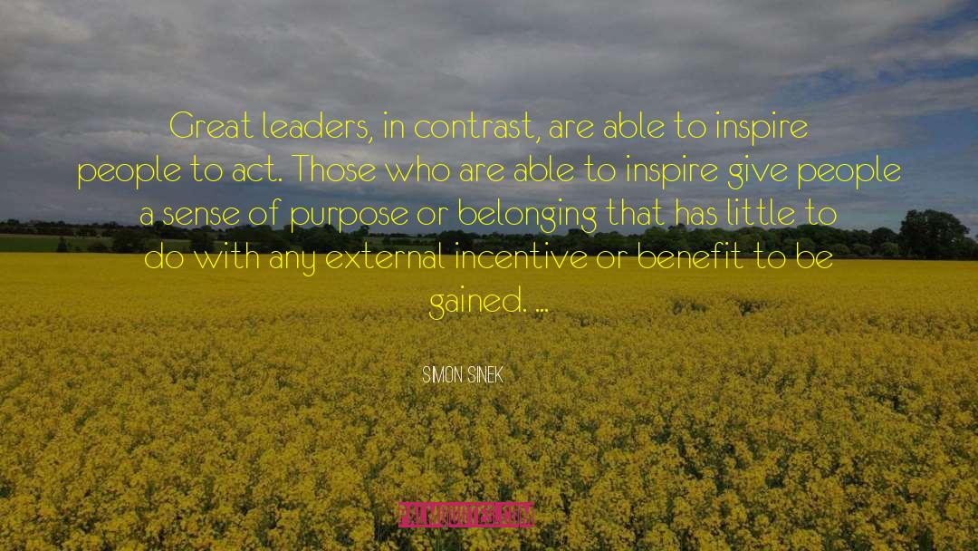 Inspire People quotes by Simon Sinek
