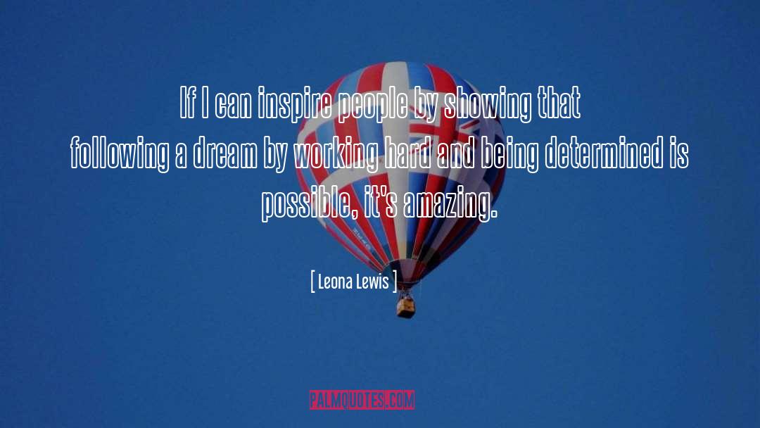 Inspire People quotes by Leona Lewis